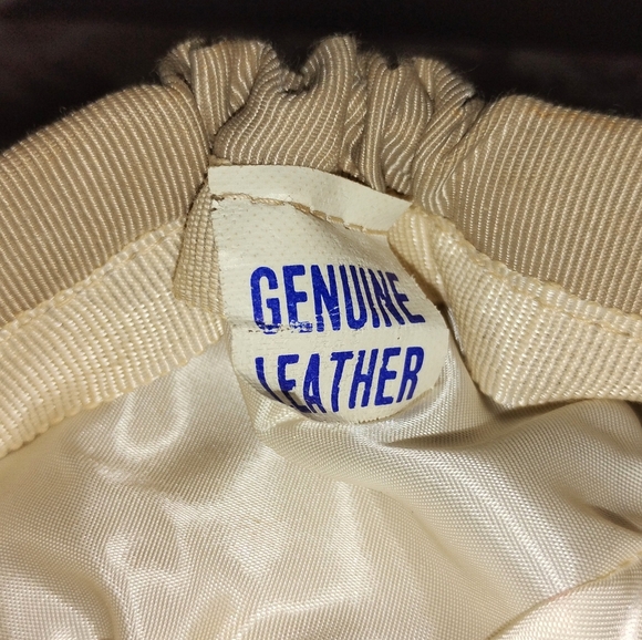 VINTAGE LEATHER BERET NWOT - Picture 3 of 8